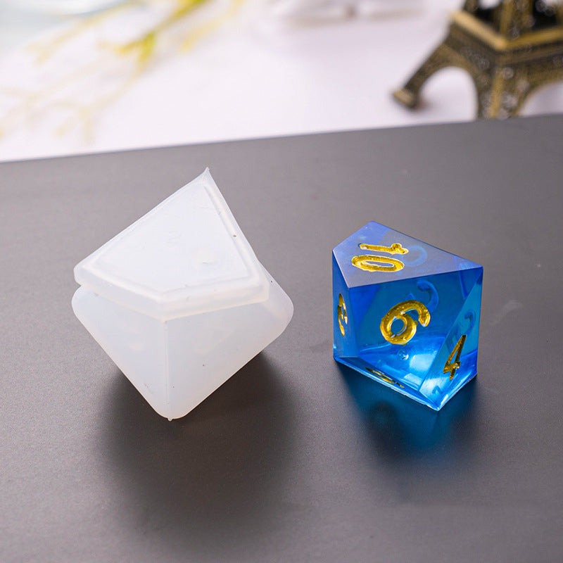 Polyhedral Game Dice Resin Silicone Mold M-LYY-SZ002