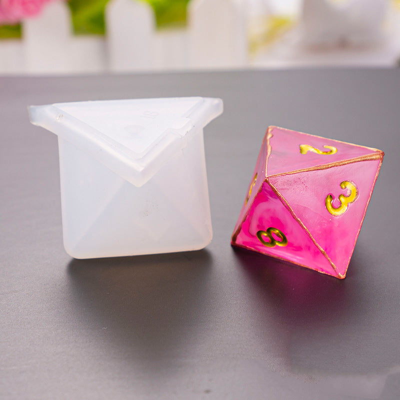 Polyhedral Game Dice Resin Silicone Mold M-LYY-SZ018