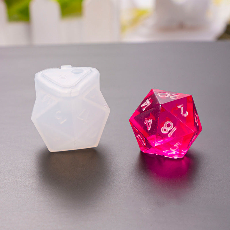 Polyhedral Game Dice Resin Silicone Mold M-LYY-SZ005