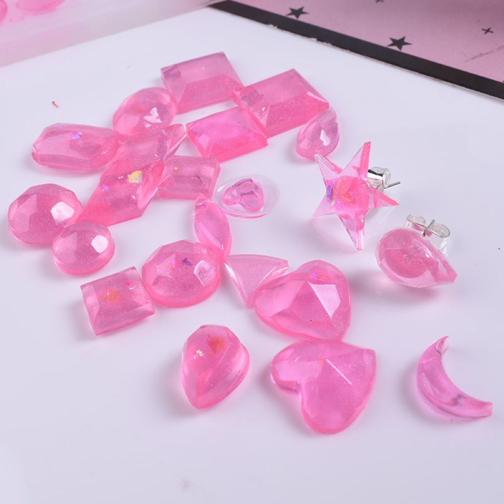 Crafts DIY Earring Molds Set Silicone Resin Casting Pendant Molds