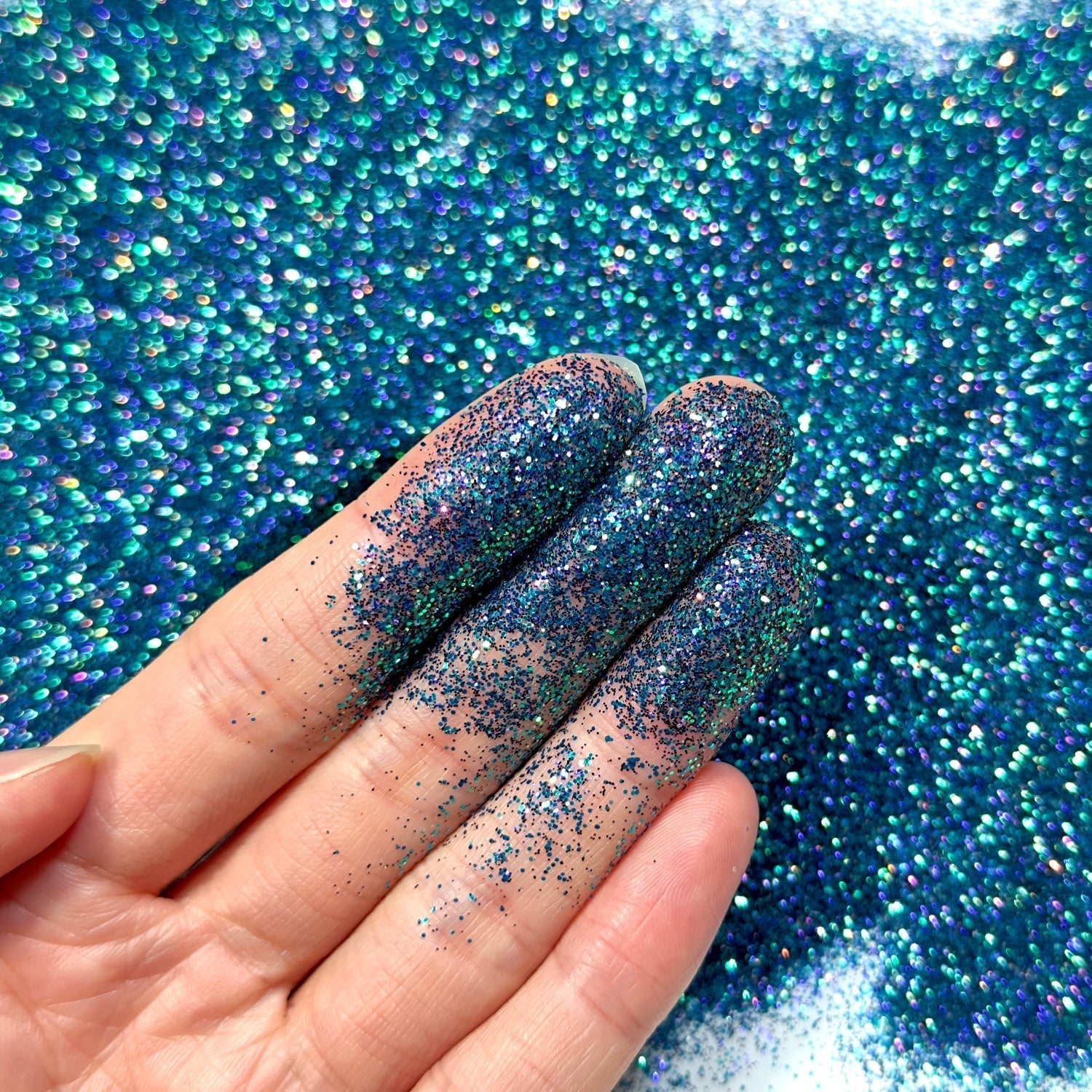 Galaxy Teal  Custom Mixed Glitter WAL602 (By LiaDia Designs)