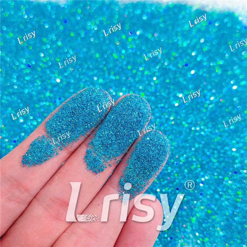 0.2mm Holographic Sky Blue Extra Fine Glitter (Ultra-thin) LB0700
