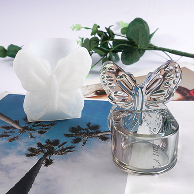 Butterfly Pen holder Storage Box Silicone Mold For DIY Epoxy Resin