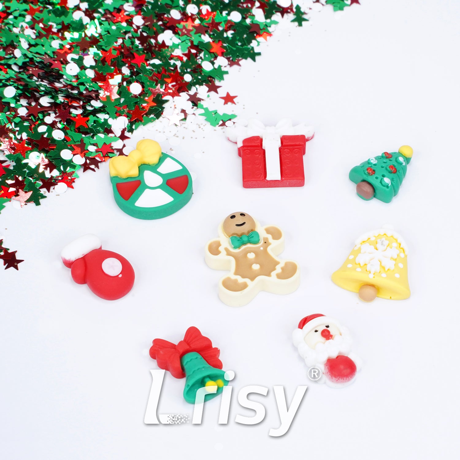 Lrisy Slime Charms Cabochons Jewelry Resin Ornament Accessories Set