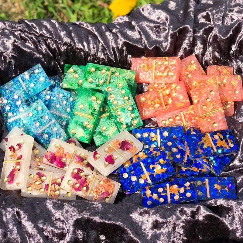 Domino Silicone Molds For Epoxy Resin, Personlized Dominoes M-DMN001