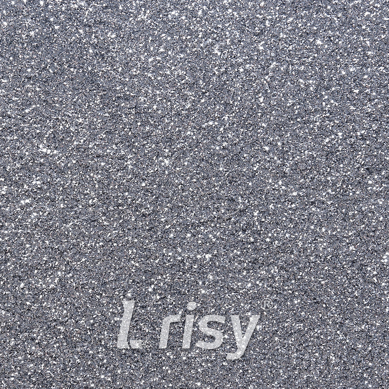 Lrisy Extra Fine Powder Metallic Glitter 140g/4.5oz with Shaker Lid(Extra Thin Silver/B0100)