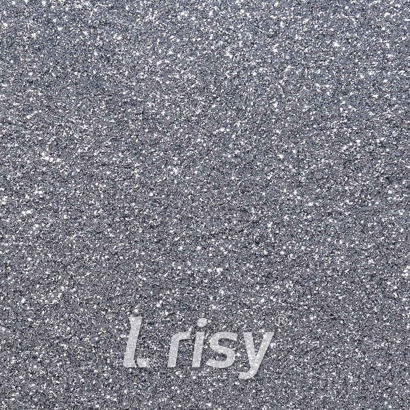 Lrisy Extra Fine Powder Metallic Glitter 140g/4.5oz with Shaker Lid(Extra Thin Silver/B0100)