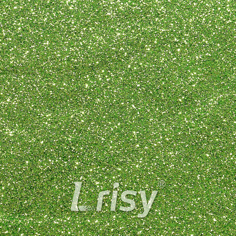 Lrisy Extra Fine Powder Metallic Glitter 140g/4.5oz with Shaker Lid(Extra Thin Leaf Green/B0617)