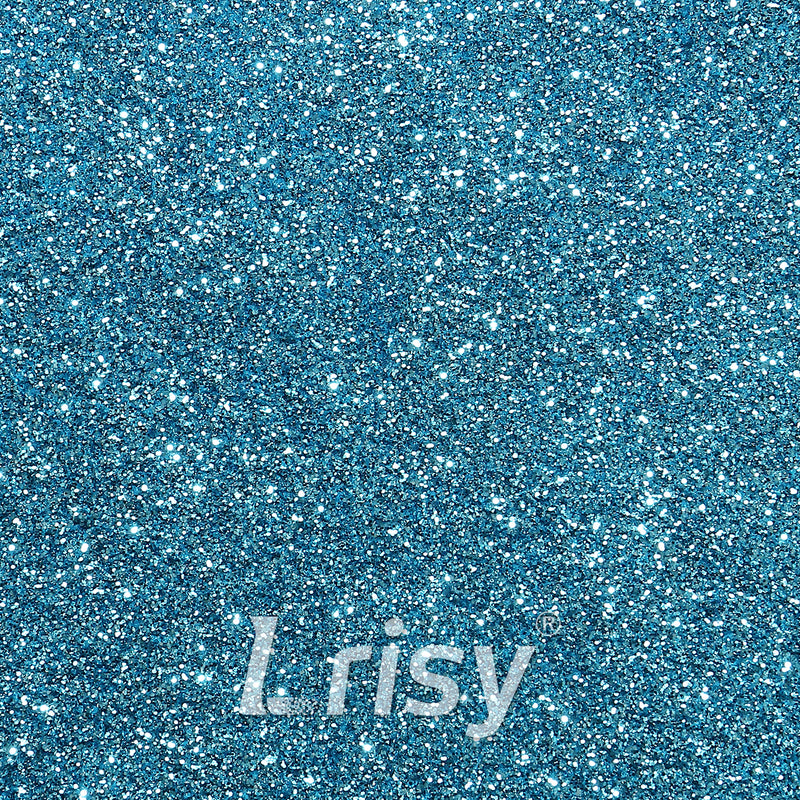 Lrisy Extra Fine Powder Metallic Glitter 140g/4.5oz with Shaker Lid(Extra Thin Sky Blue/B0711)