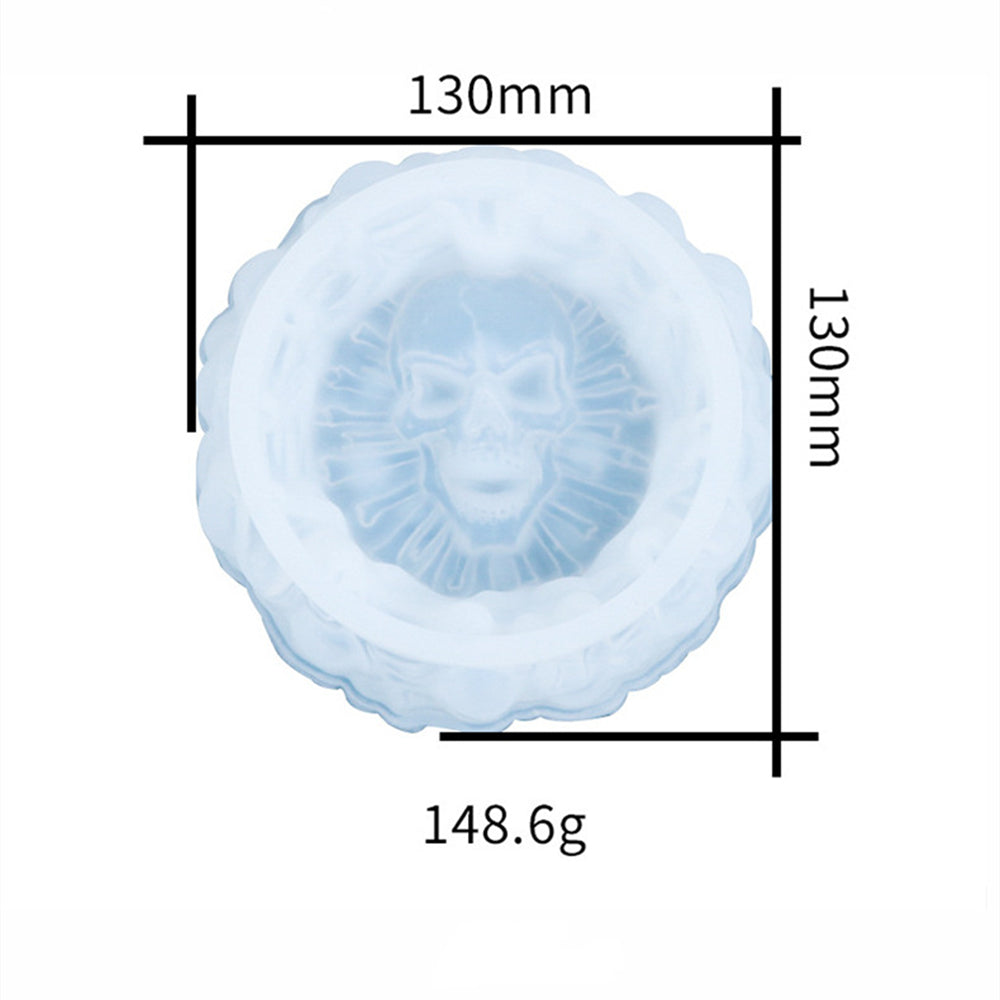 Halloween Skull Ashtray Storage Box Silicone Resin Mold