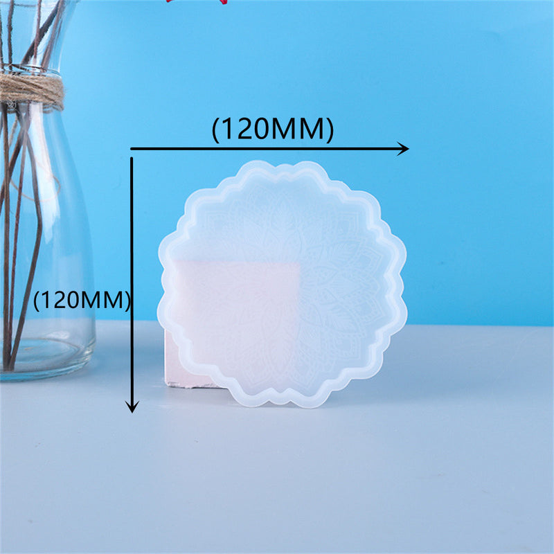 Sunflower Coaster Tray Resin Silicone Mold (Small) M-DYY-TYH001
