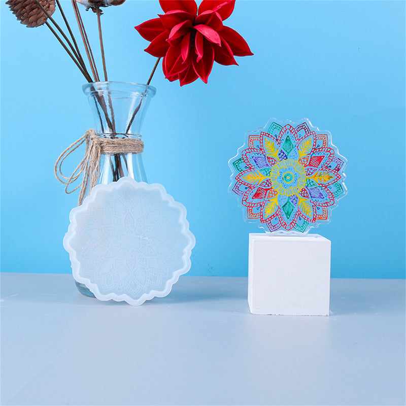 Sunflower Coaster Tray Resin Silicone Mold (Small) M-DYY-TYH001