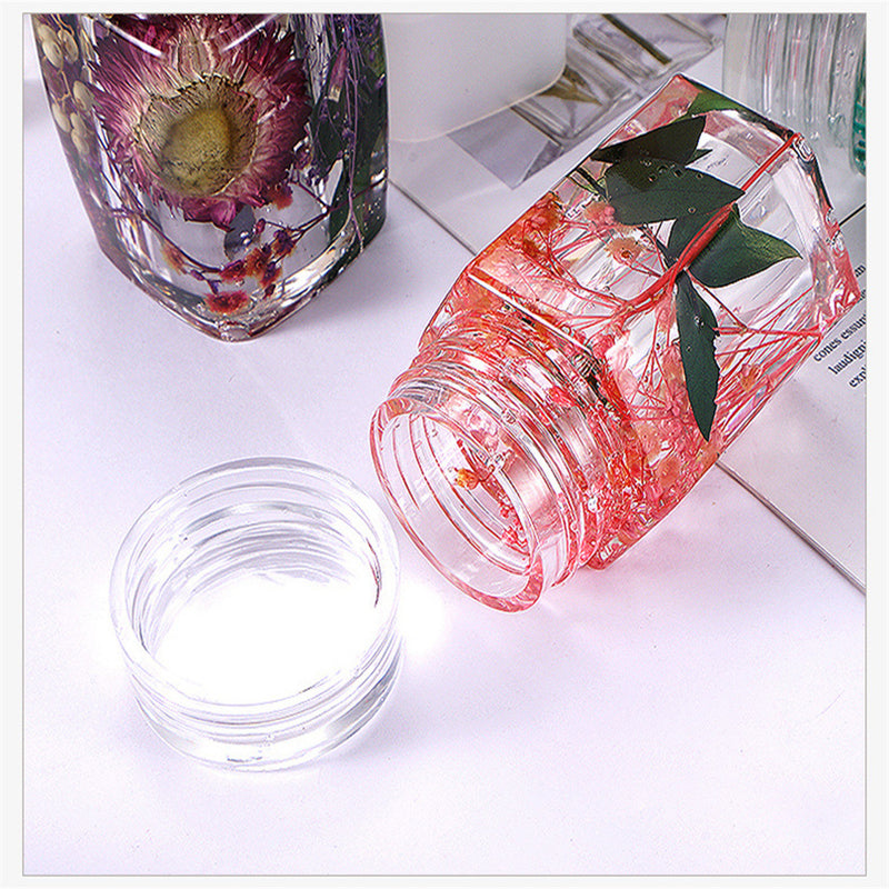 Hexagonal prism Bottle Storage Box Resin Silicone Mold M-LYY-LLZ001
