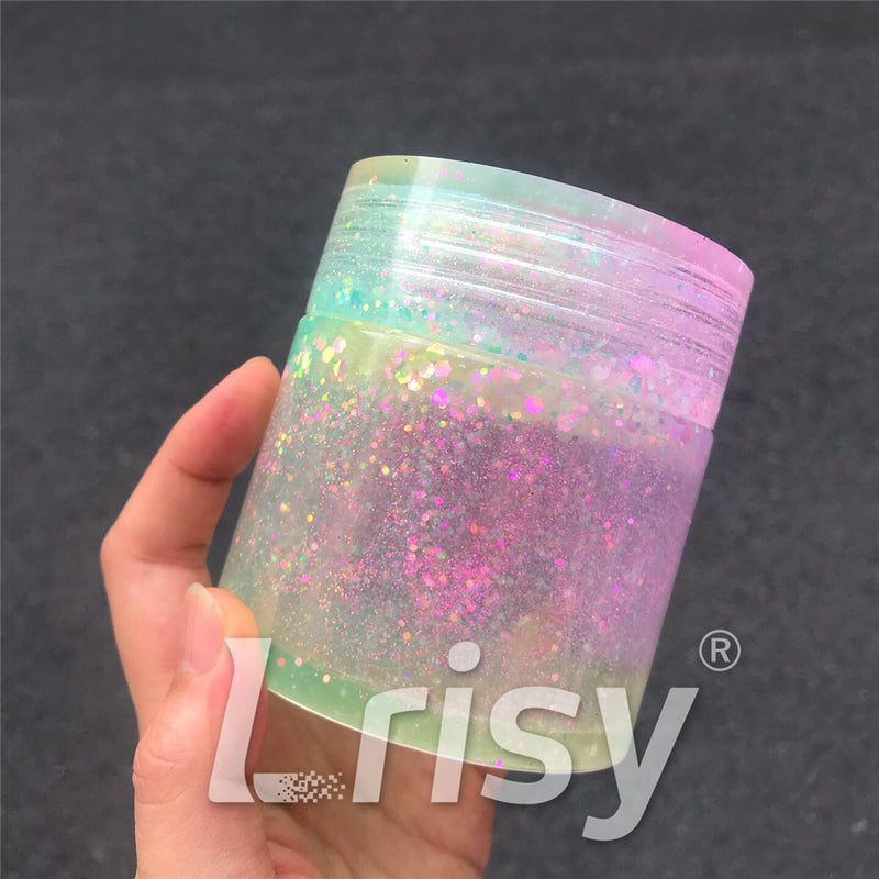 Lrisy Soft Rainbow Glitter Set/Kits 12 Colors (Total 120g)