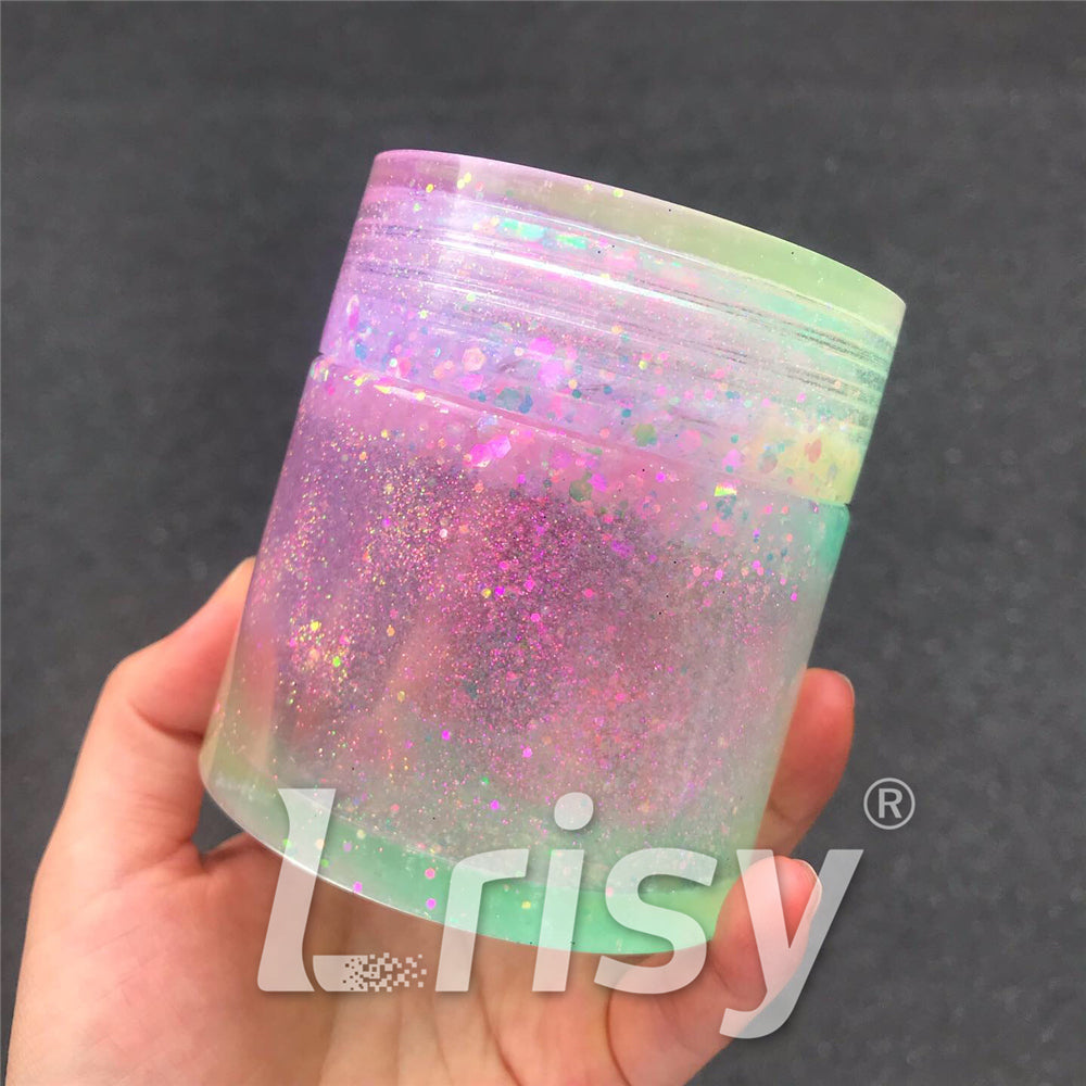 Lrisy Soft Rainbow Glitter Set/Kits 12 Colors (Total 120g)