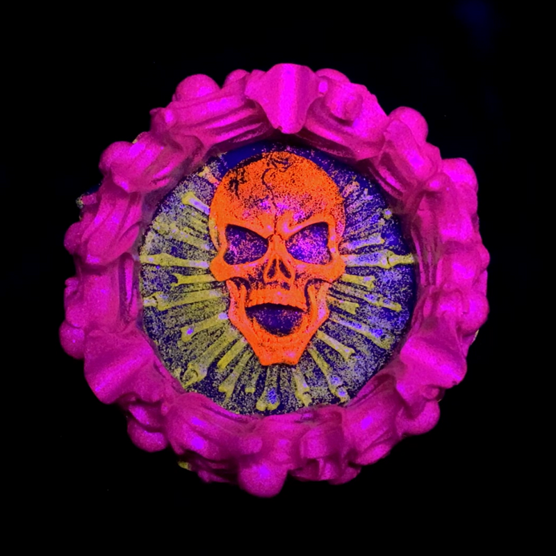 Halloween Skull Ashtray Storage Box Silicone Resin Mold