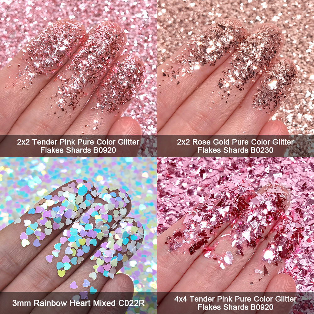 2022 Lrisy Valentine Glitter Special Set 12 Colors (Total 120g)