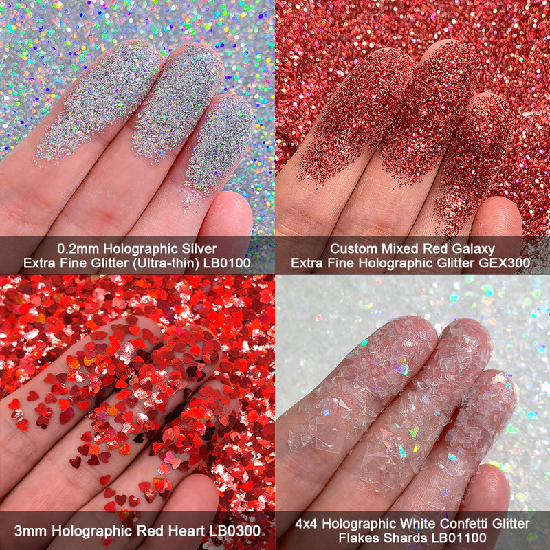 2022 Lrisy Valentine Glitter Special Set 12 Colors (Total 120g)
