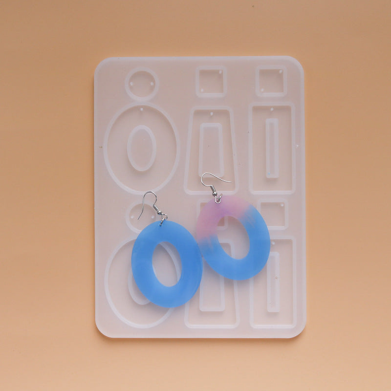 Jewelry Pendant Silicone DIY Earring Mold For Resin M-DYYY-EZZ003