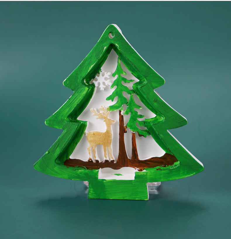 Christmas Series Decoration Pendant Silicone Resin Mold M-YMR-SDGP015