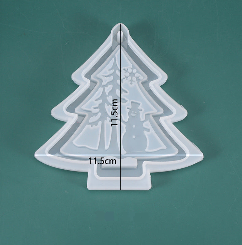 Christmas Series Decoration Pendant Silicone Resin Mold M-YMR-SDGP002