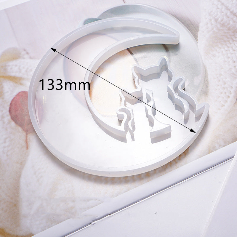 Moon Cat Silicone Resin Mold M-LYY-YLP007