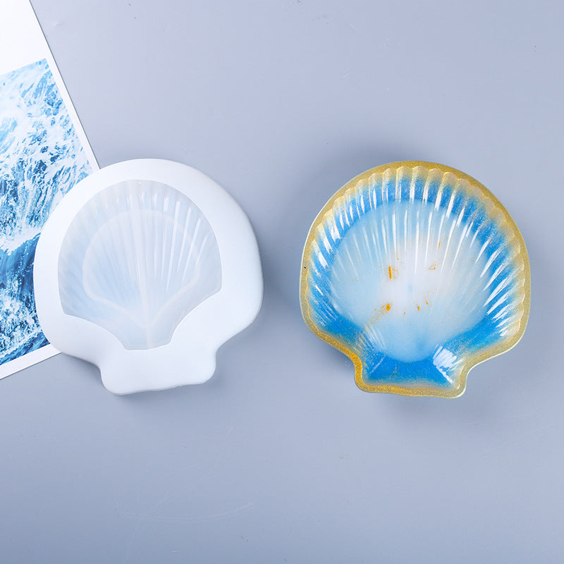 Scallop (Shell) Plate Silicone Molds For DIY Epoxy Resin M-SHP001