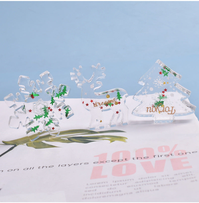 Christmas Series Decoration Pendant Silicone Resin Mold M-YMR-SDGP007