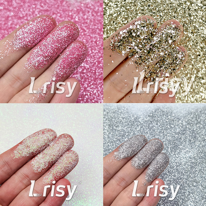Lrisy Valentine Glitter Special Set/Kits 12 Colors (Total 120g)