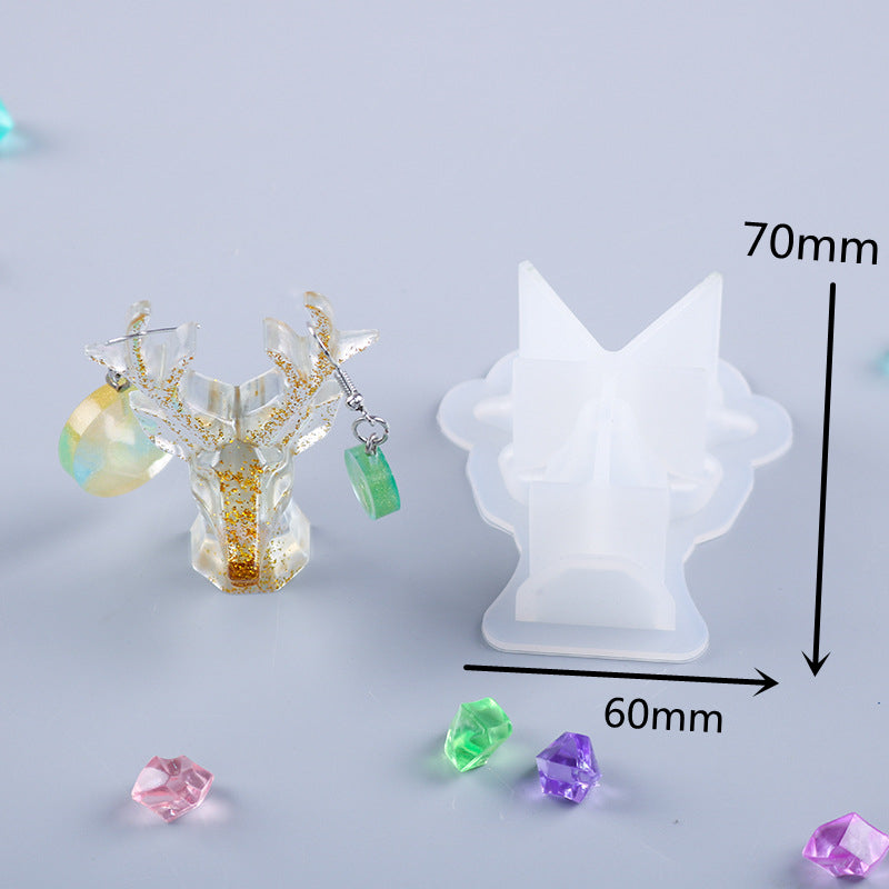 Christmas Elk & Antler Silicone Resin Mold M-DYYY-LJ001