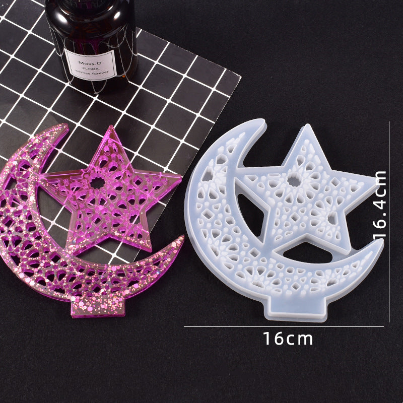 Hollow Out Star Silicone Resin Mold M-LYY-YLP008