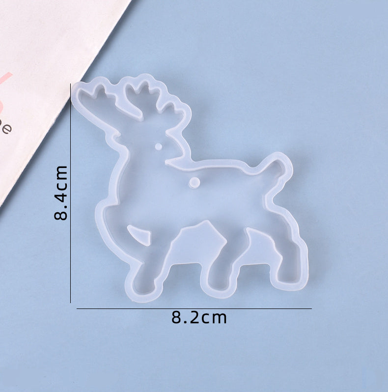 Christmas Series Decoration Pendant Silicone Resin Mold M-YMR-SDGP003