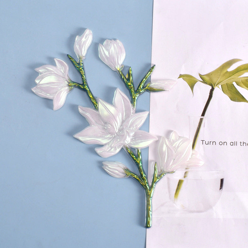 2Pcs Flower Branch Silicone Resin Mold M-YMR-HZ001