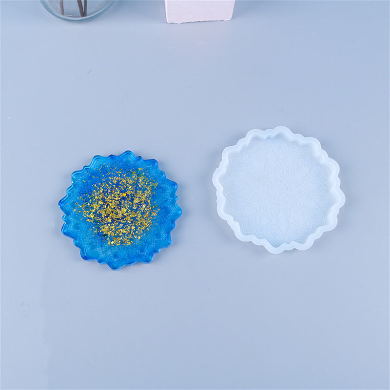 Sunflower Coaster Tray Resin Silicone Mold (Small) M-DYY-TYH001