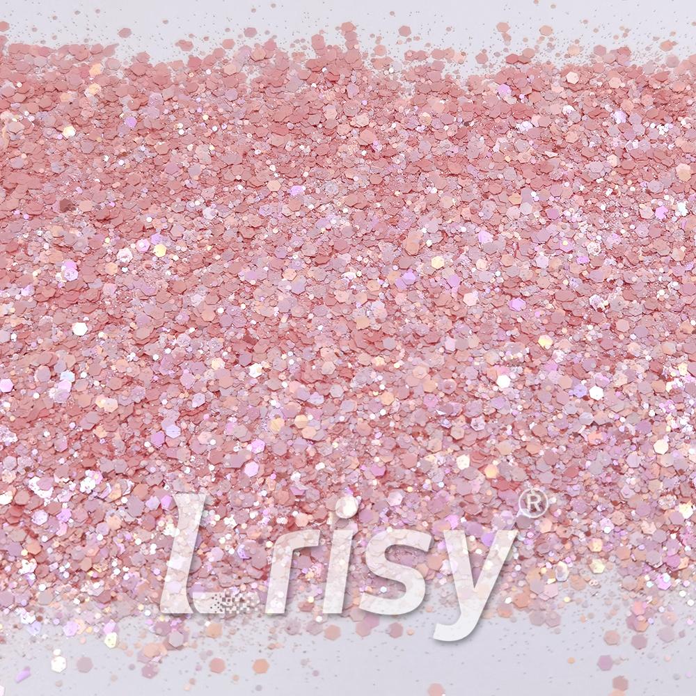 Macaron Color General Mixed Pearl Pink Glitter FC-E8046