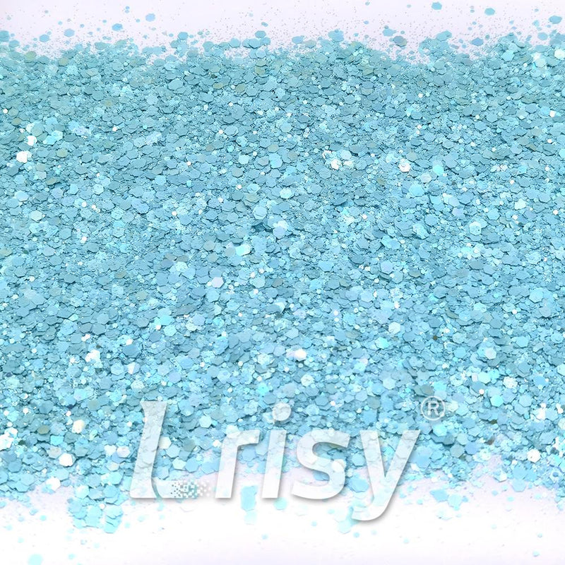 Macaron Color General Mixed Aqua Blue Glitter FC-E8047