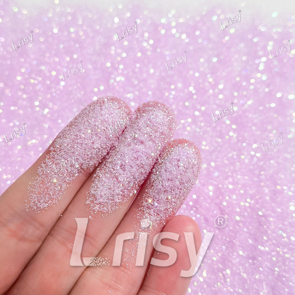 0.2mm Lilac (Light Pink) Iridescent Solvent Resistant Glitter S503R