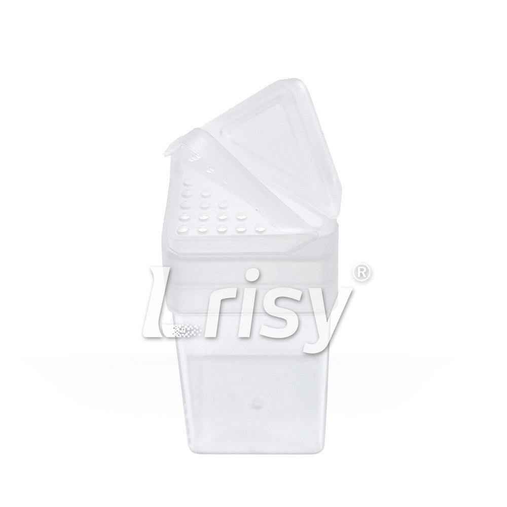 1.5 OZ Pack of 15 Pcs Square Glitter Shaker Jars 36 x 36 x 80mm