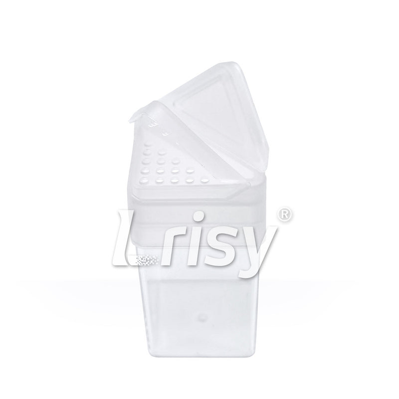1.5 OZ Pack of 15 Pcs Square Glitter Shaker Jars 36 x 36 x 80mm