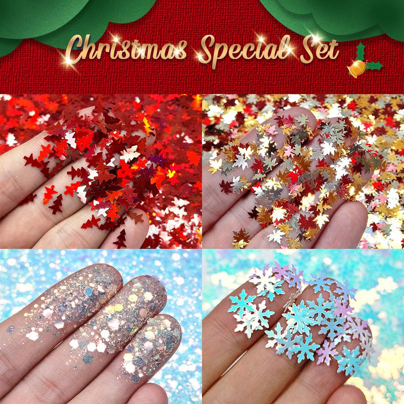 Lrisy Christmas Glitter Special Set/Kits Total 120g