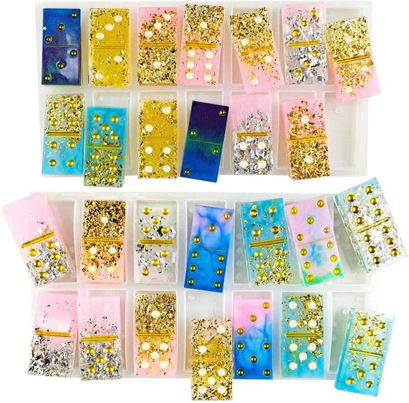 Domino Silicone Molds For Epoxy Resin, Personlized Dominoes M-DMN001