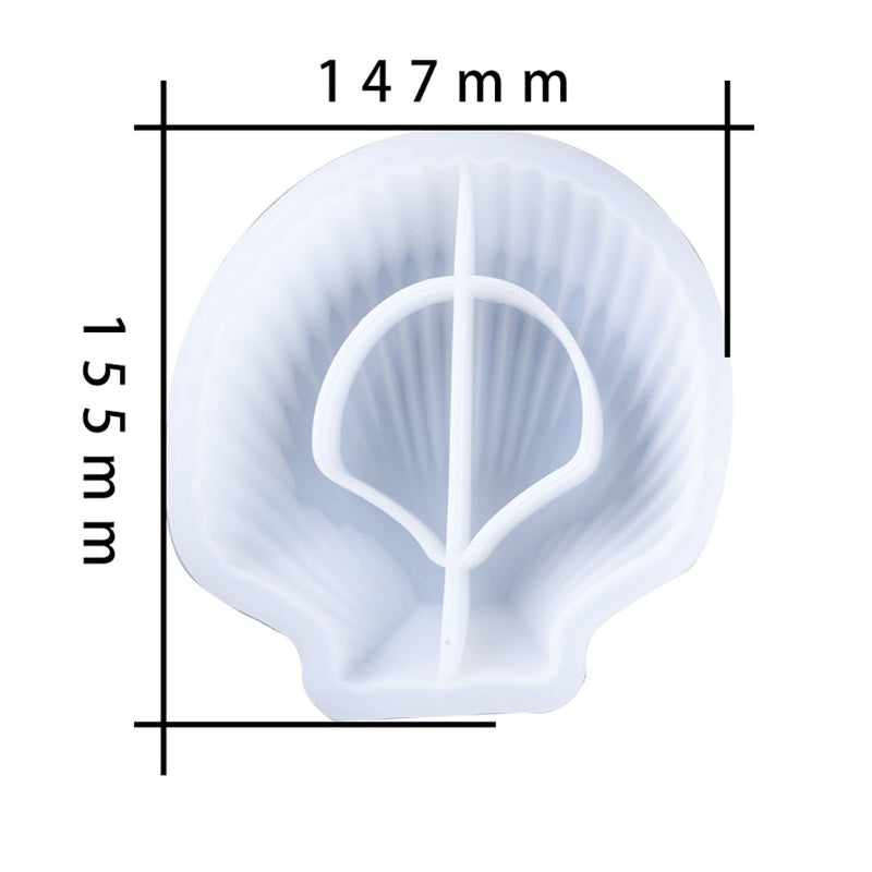 Scallop (Shell) Plate Silicone Molds For DIY Epoxy Resin M-SHP001
