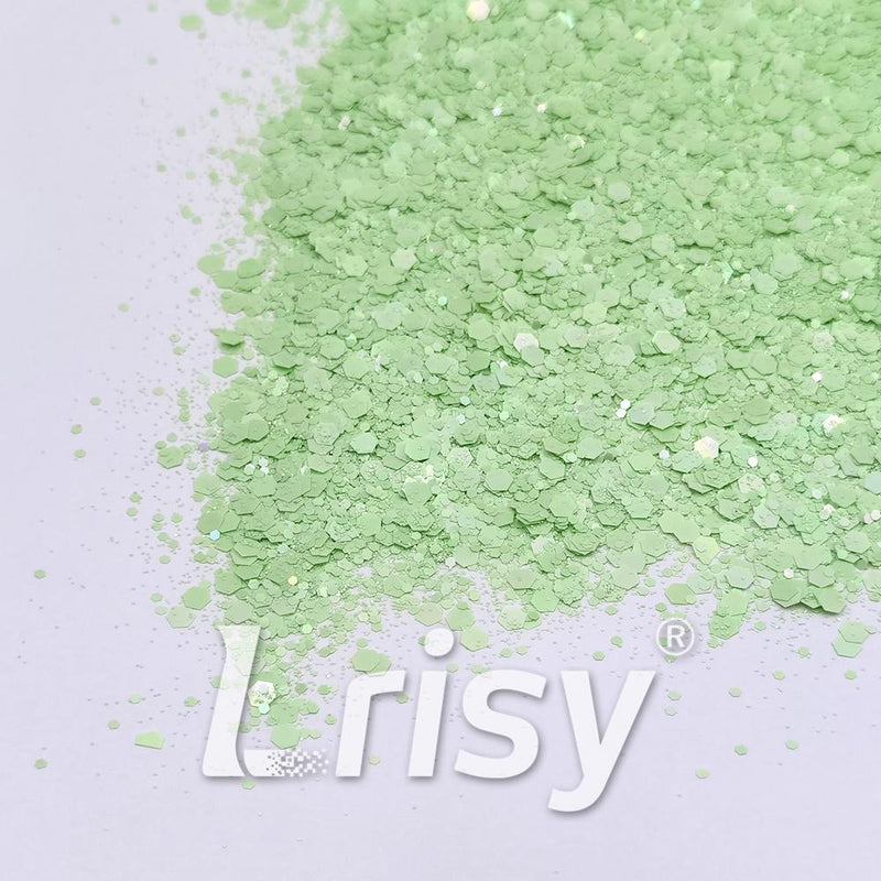 Macaron Color General Mixed Green Glitter FC-E8041