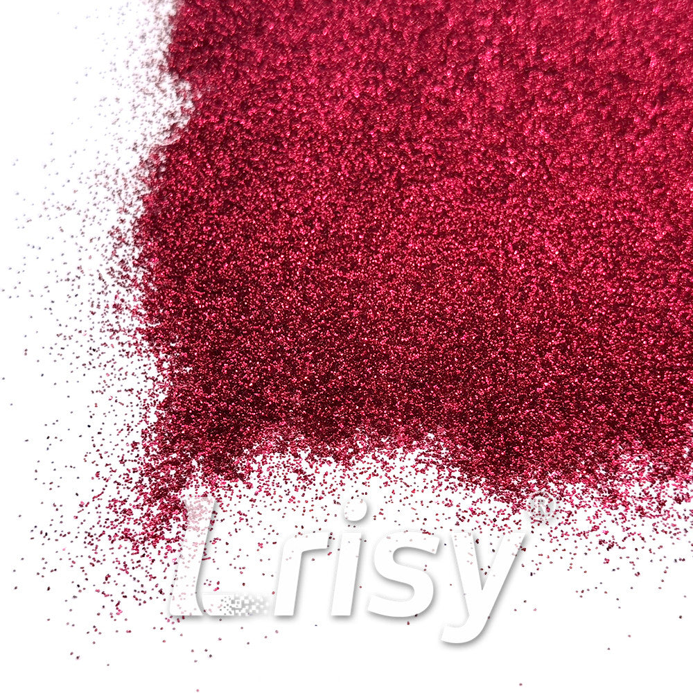 0.2mm Rose Red Professional Cosmetic Glitter For Lip Gloss, Lipstick FCH311