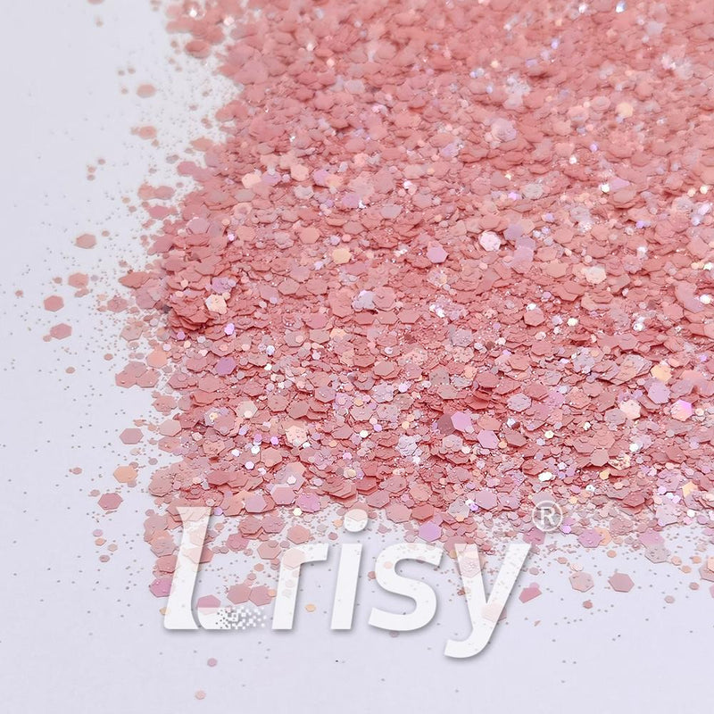 Macaron Color General Mixed Pearl Pink Glitter FC-E8046