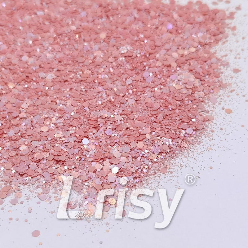 Macaron Color General Mixed Pearl Pink Glitter FC-E8046