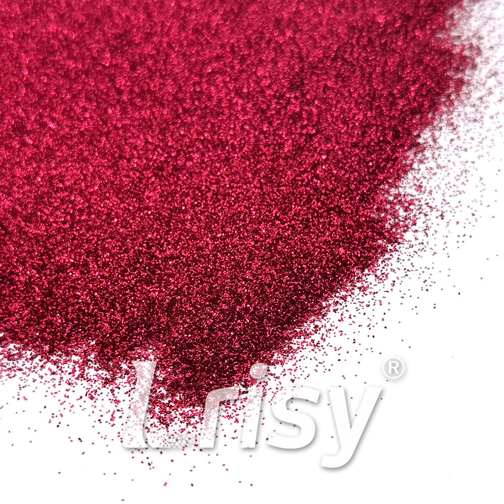 0.2mm Rose Red Professional Cosmetic Glitter For Lip Gloss, Lipstick FCH311