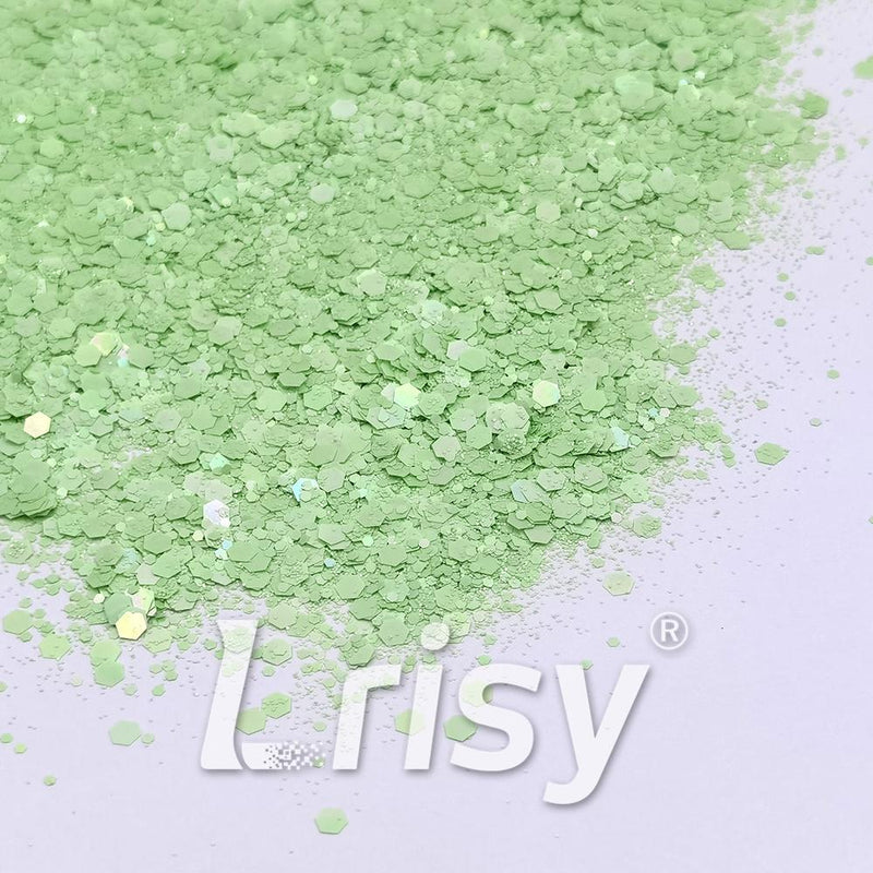 Macaron Color General Mixed Green Glitter FC-E8041