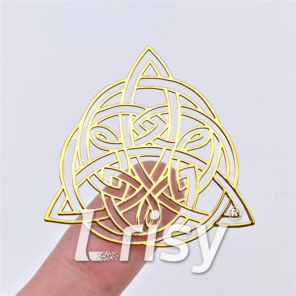5 Size In 1 Set Symbols Orgonite Coppering Metal Sticker Golden Stuffers ZJ304