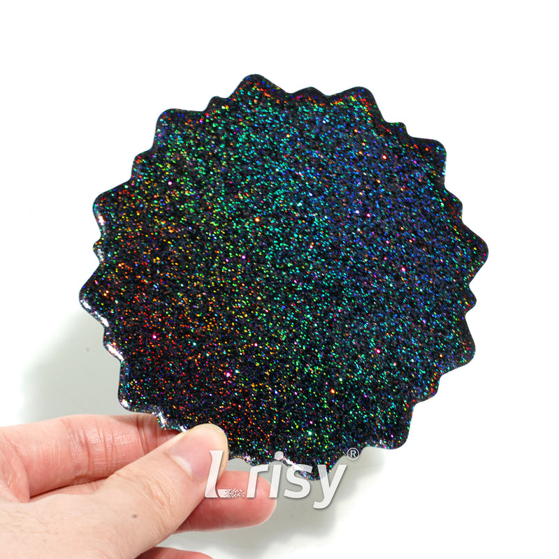 Custom Mixed Black Galaxy Extra Fine Holographic Glitter GEX1000 (By Chris.e KC)